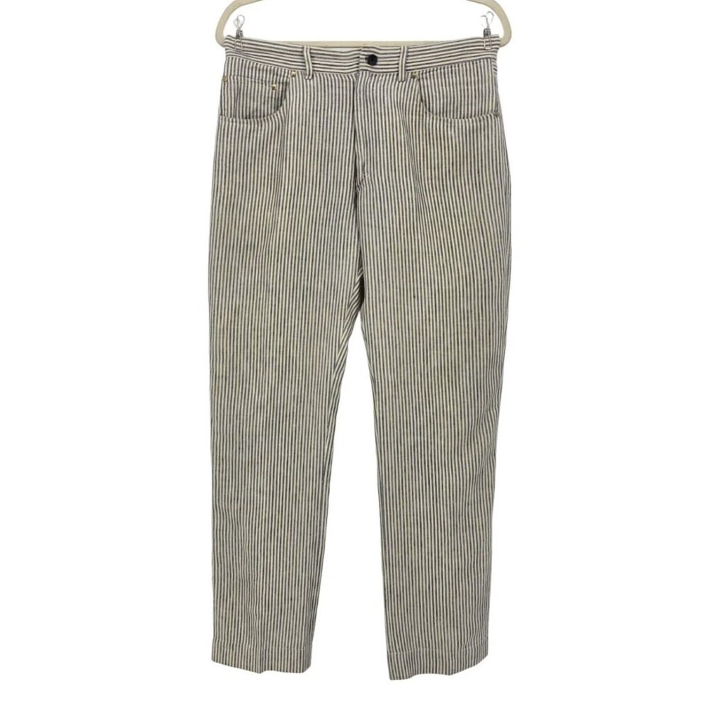 Paul Smith Pinstriped Chinos in Black and White